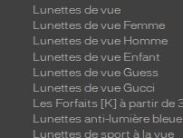 Website Screenshot Opticien Krys