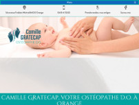 GRATECAP CAMILLE ELODIE website screenshot