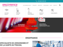 ERGOFRANCE SARL website screenshot