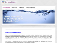 PRO INSTALLATIONS website screenshot