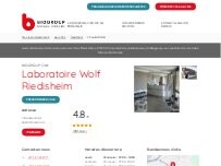 Website Screenshot BIOGROUP - Laboratoire Wolf Riedisheim