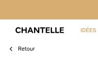 Website Screenshot CHANTELLE Paris Rue de Rennes