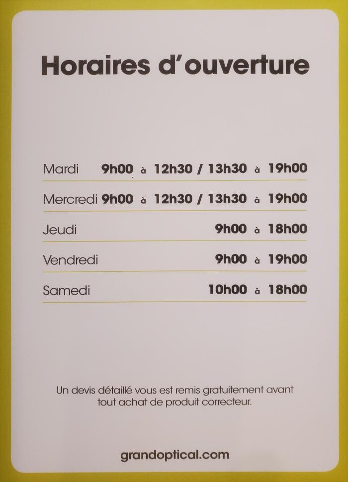 Images Opticien Château Thierry GrandOptical