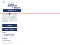 France Pare-Brise BORDEAUX NORD website screenshot