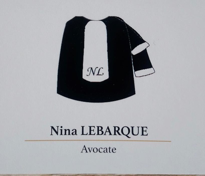 Maître Nina LEBARQUE Logo