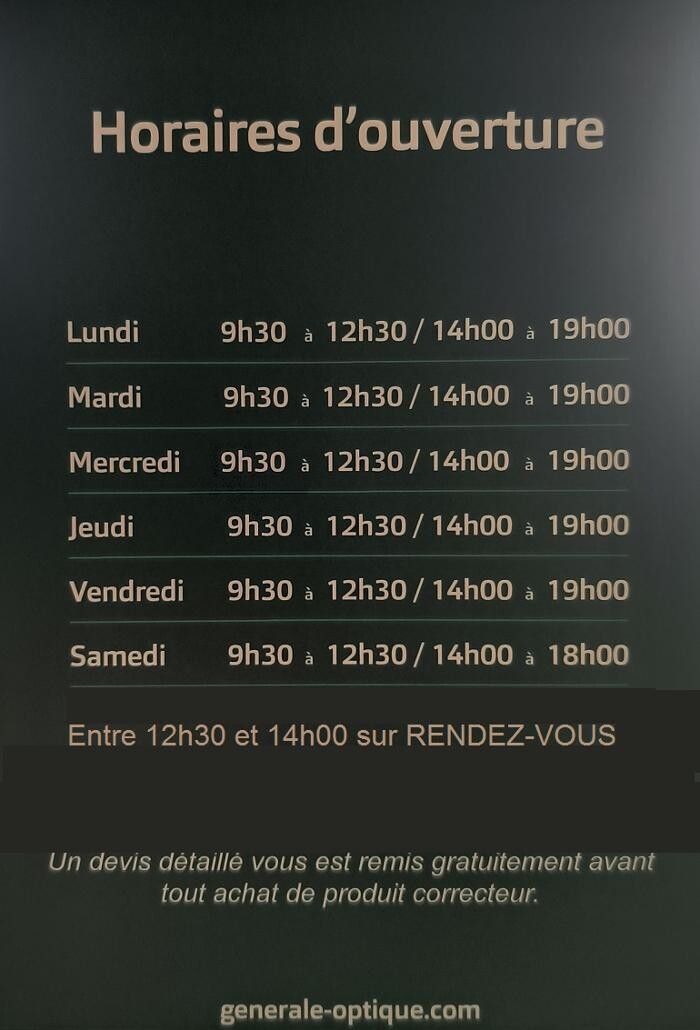 Images Opticien BAIN DE BRETAGNE Générale d'Optique