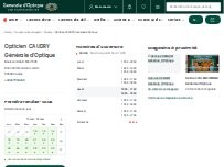 Website Screenshot Opticien CAUDRY Générale d'Optique