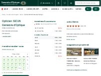 Website Screenshot Opticien SECLIN Générale d'Optique