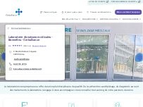 Website Screenshot Laboratoire d'analyses médicales - Bonnettes - Cerballiance