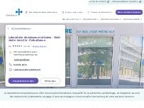 Website Screenshot Laboratoire d'analyses médicales - Saint-André-lez-Lille - Cerballiance