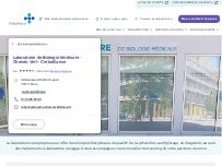 Website Screenshot Laboratoire de Biologie Médicale - Chemin Vert - Cerballiance