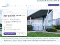 Website Screenshot Laboratoire d'analyses médicales - Arc-En-Ciel - Cerballiance