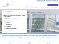 Website Screenshot Laboratoire de Biologie Médicale - Assas - Cerballiance