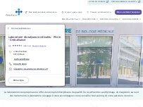 Website Screenshot Laboratoire d'analyses médicales - Plérin - Cerballiance