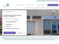 Website Screenshot Laboratoire d'analyses médicales - Gavotte - Cerballiance