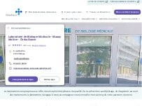 Website Screenshot Laboratoire de Biologie Médicale - Massy Molière - Cerballiance