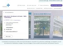 Website Screenshot Laboratoire d'analyses médicales - Rollin - Cerballiance