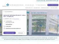 Website Screenshot Laboratoire de Biologie Médicale - Aulnay Gare - Cerballiance
