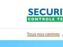 Website Screenshot Sécuritest Contrôle Technique Automobile Lyon 9 - Vaise Pole Automobile