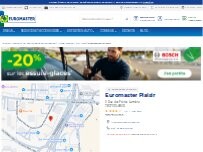 Website Screenshot Euromaster Plaisir