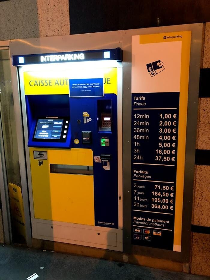 Images Parking Interparking Chauchat Drouot