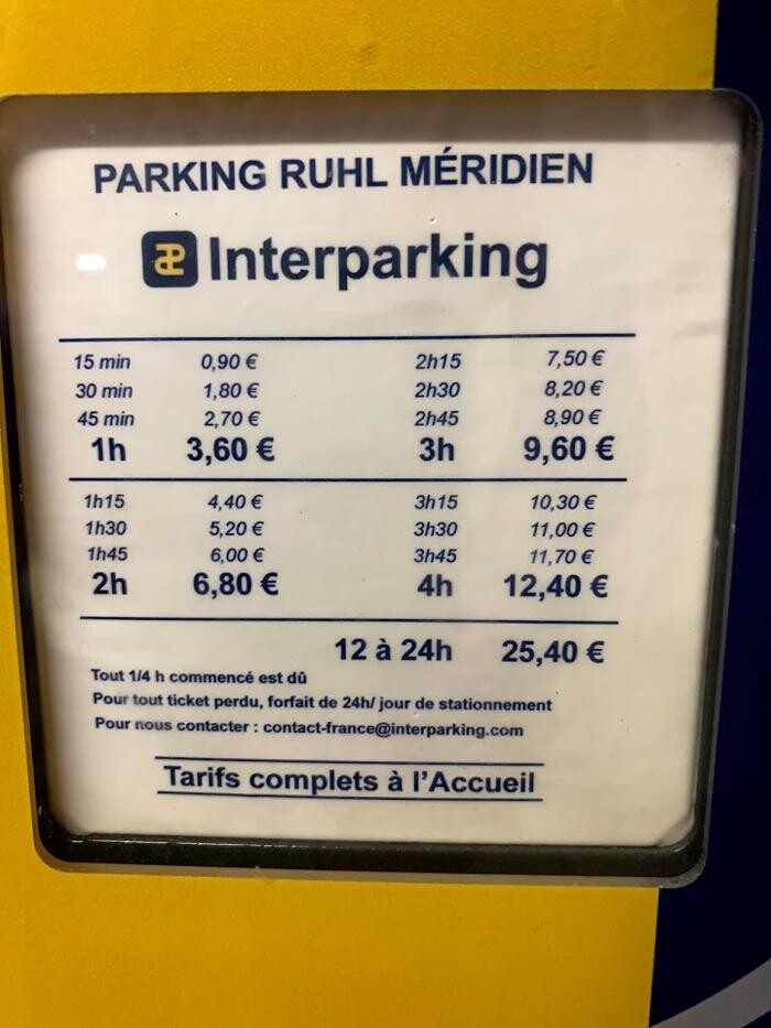 Images Parking Interparking Ruhl Méridien