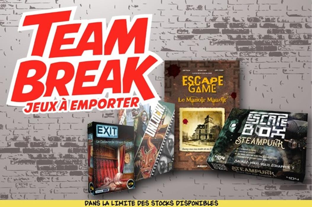 Images TEAM BREAK Montélimar Escape Game