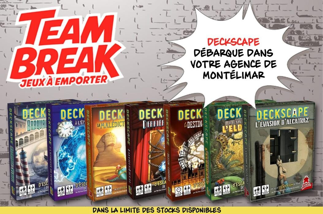 Images TEAM BREAK Montélimar Escape Game