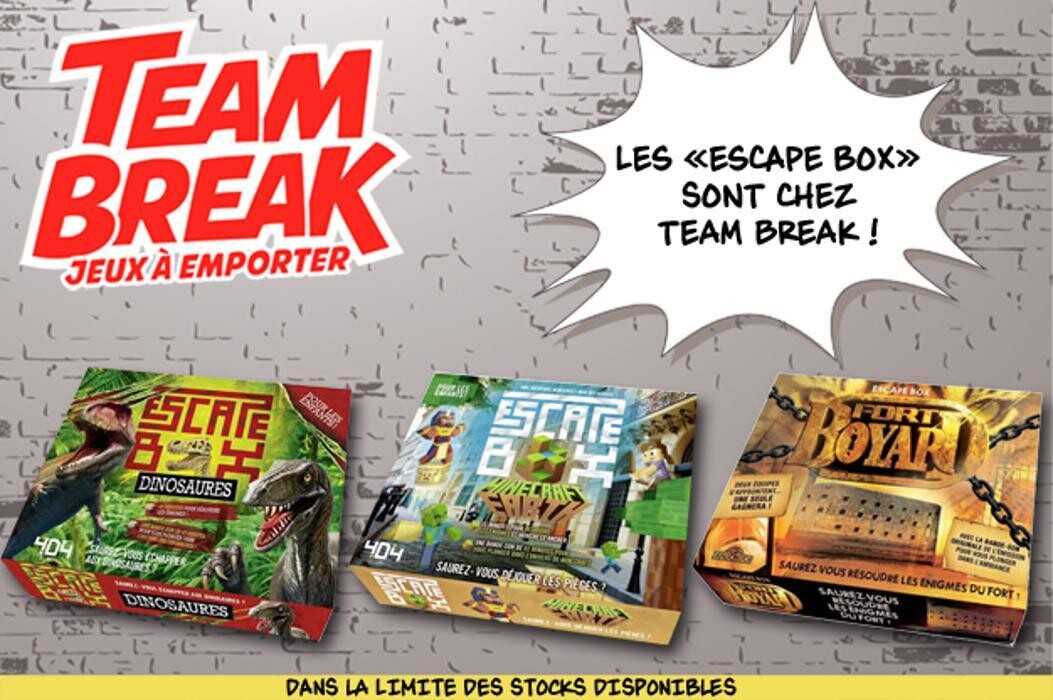 Images TEAM BREAK Montélimar Escape Game