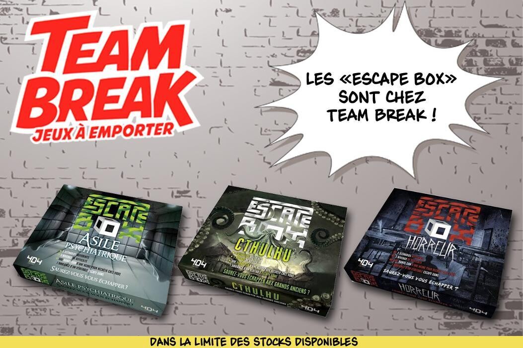 Images TEAM BREAK Montélimar Escape Game