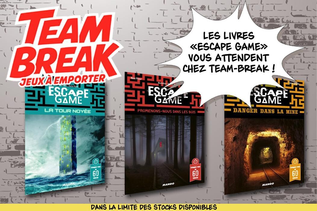Images TEAM BREAK Montélimar Escape Game
