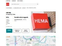 Website Screenshot HEMA