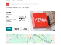 Website Screenshot HEMA