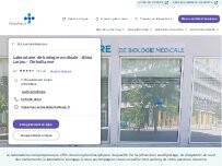 Website Screenshot Laboratoire de biologie médicale - Blois Lorjou - Cerballiance