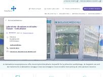 Website Screenshot Laboratoire d'analyses médicales - Oraison - Cerballiance