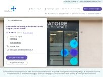 Website Screenshot Laboratoire de biologie médicale - Blois Laigret - Cerballiance