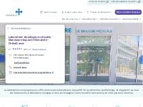 Website Screenshot Laboratoire d'analyses médicales - Manosque Espace Chrimalyde - Cerballiance