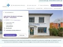 Website Screenshot Laboratoire d'analyses médicales - Rangueil - Cerballiance