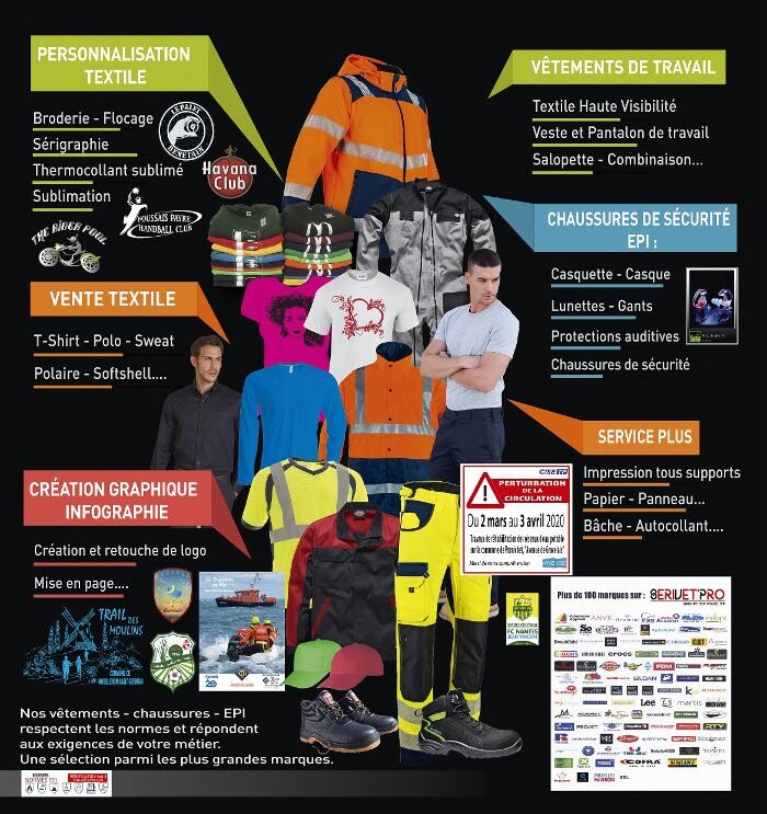 Images SERIVET'PRO - vêtement professionnel et marquage