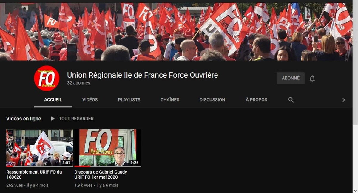 Images Union Régionale Ile de France FORCE OUVRIERE