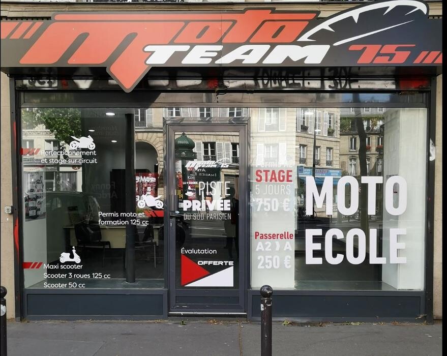 Images Moto team 75