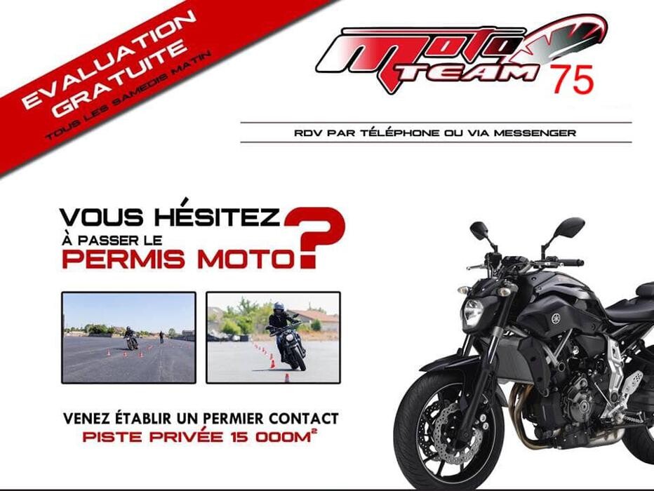 Images Moto team 75