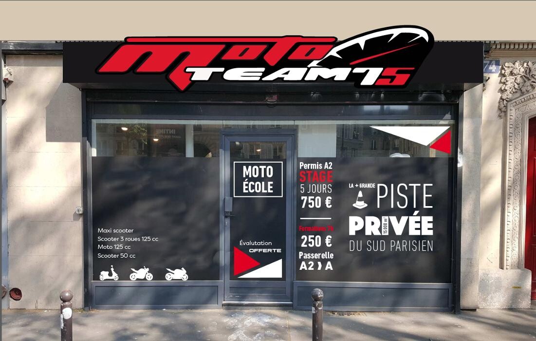 Images Moto team 75