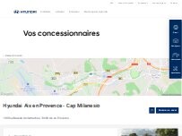 Website Screenshot Hyundai Aix en Provence - Cap Milanesio