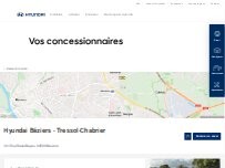 Website Screenshot Hyundai Béziers - Tressol-Chabrier