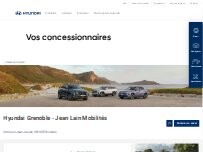 Website Screenshot Hyundai Grenoble - Jean Lain Mobilités