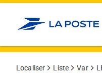 Website Screenshot La Poste Agence Communale