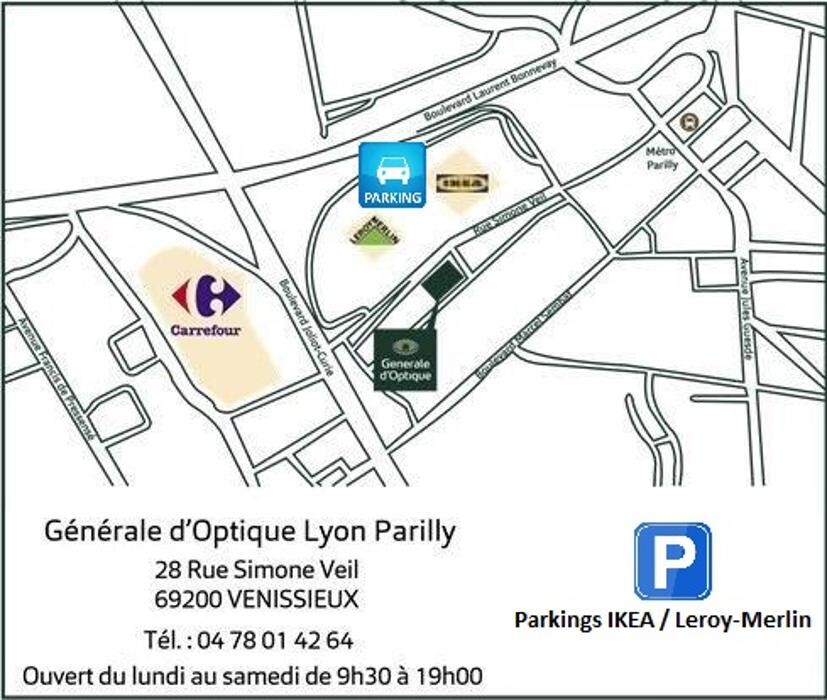 Images Opticien LYON PARILLY Générale d'Optique