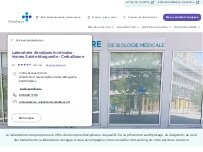 Website Screenshot Laboratoire d'analyses médicales - Hyères Sainte-Marguerite - Cerballiance
