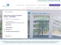 Website Screenshot Laboratoire d'analyses médicales - Trégunc - Cerballiance